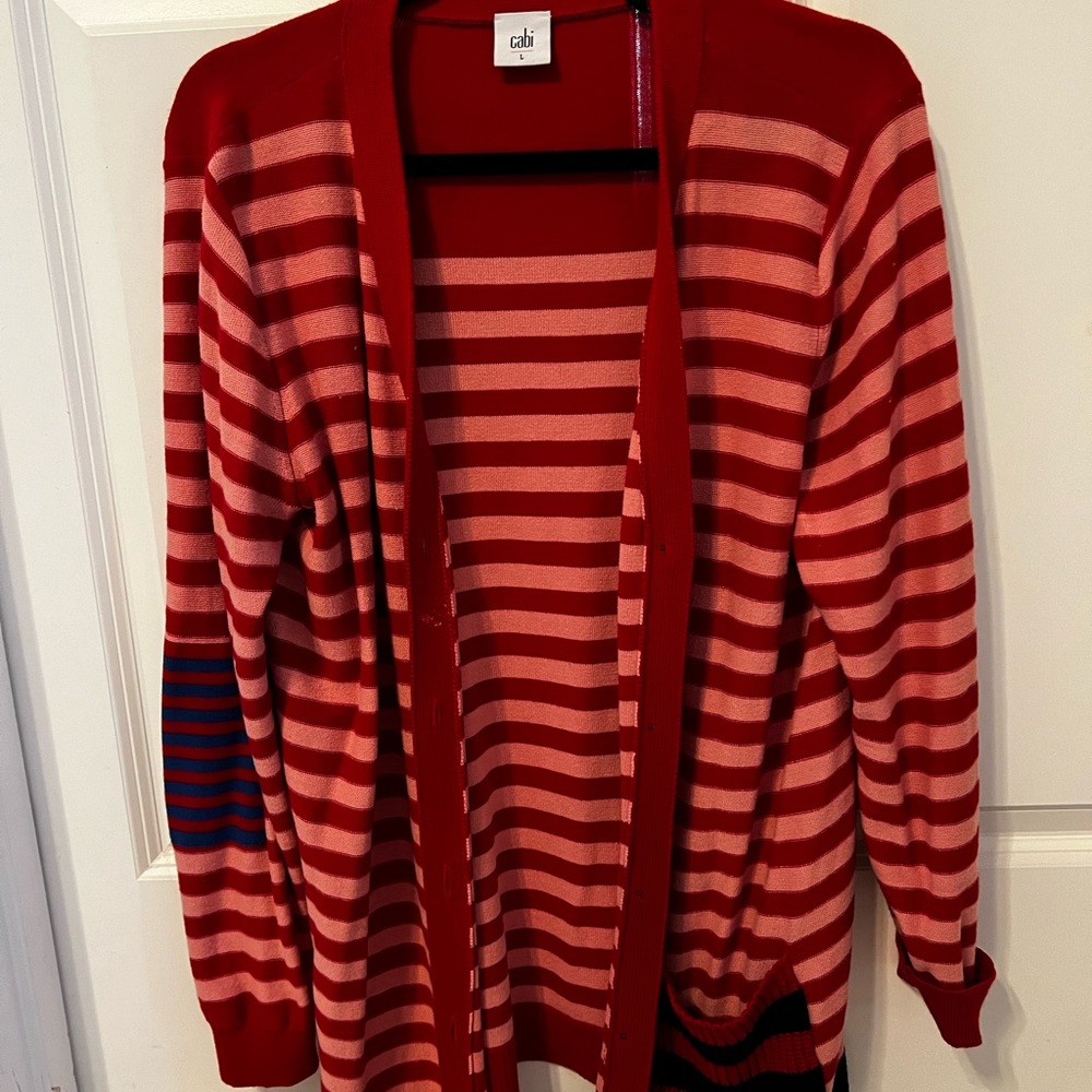 Cabi Picnic cardigan, size L, non-smoking home. Great used condition!